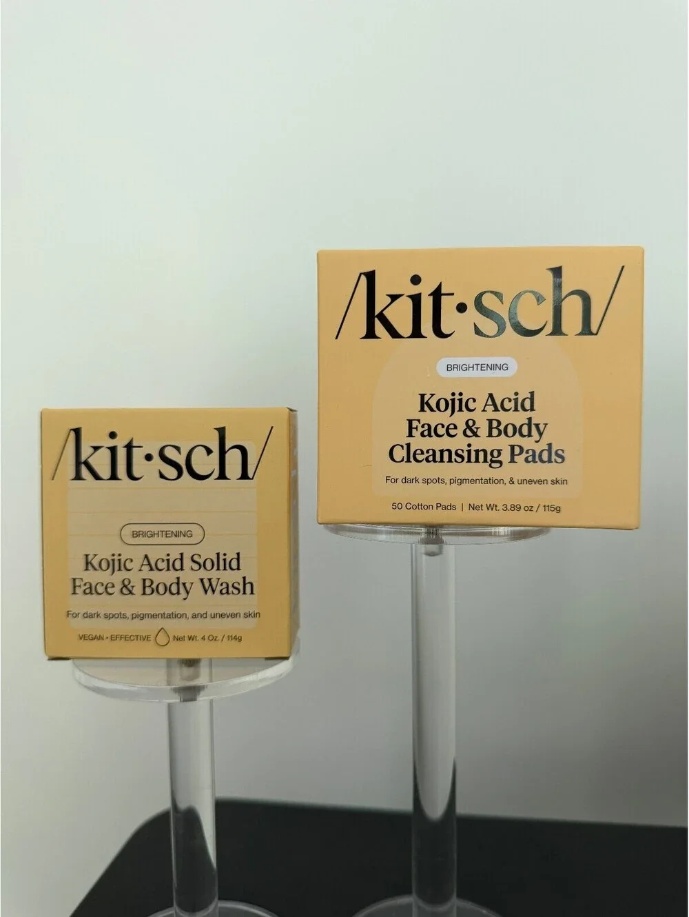 Kitsch Kojic Acid face and body skincare bundle